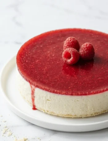Keto Himbeer-Käsekuchen ohne Backen — Traumhaft cremig und zuckerfrei (1)