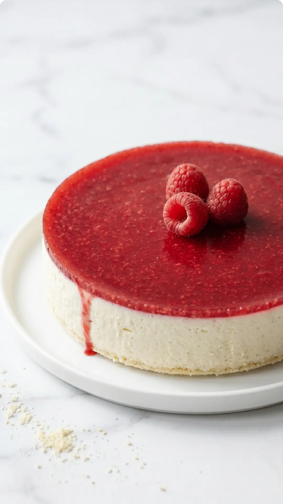 Keto Himbeer-Käsekuchen ohne Backen — Traumhaft cremig und zuckerfrei (1)